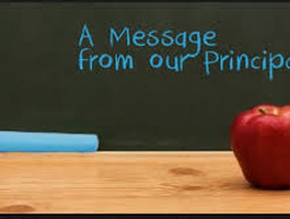A Message from Principal Feher